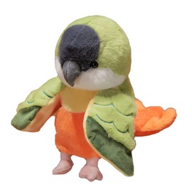 Plush Parrot Hand Puppets Birds Stuffed Animals Toys Puppet for Imaginative Pretend Play Storytelling (Sun Conure)