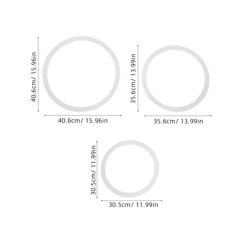 Garneck 4 Pcs Drum Dampening Rings Kit for 10/12/14/16 Inch