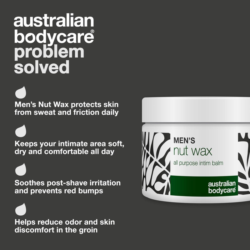 Men’s Nut Wax for Sweat, Chafing and Odor Relief in