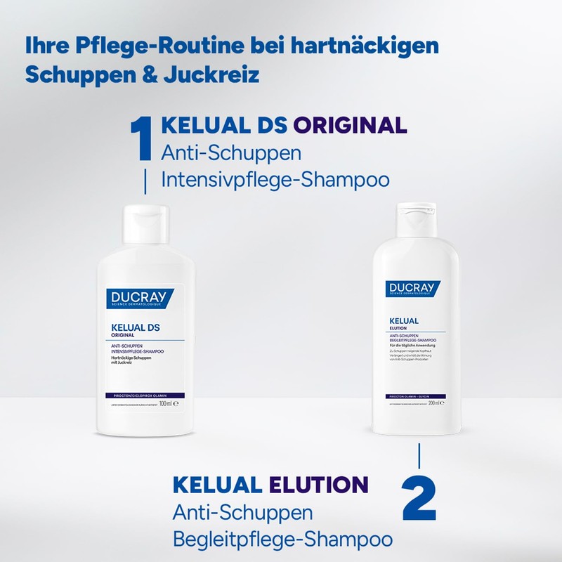 Pierre Fabre Ducray Kelual DS- Anti-Dandruff Shampoo - 100 ml,