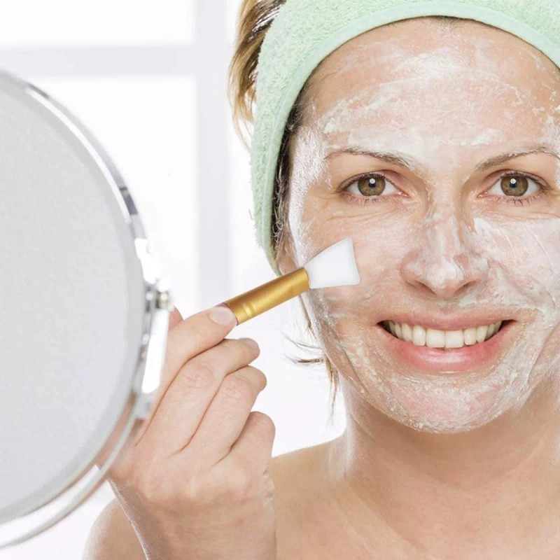Veraly 5 Pinceles Faciales De Silicona Aplica Mascarillas Cremas