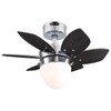 Westinghouse Lighting 7236900 Origami Indoor Ceiling Fan with Light, 24
