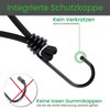 CargoVA® – 20 Bungees with Hooks and Practical Bag –