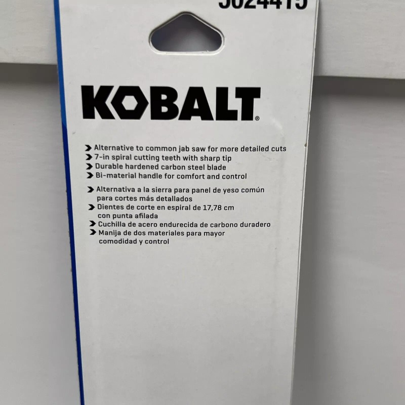 KOBALT 7" Spiral Jab Saw NEW 5024415