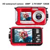 Full HD 2.7K 48MP 10ft Waterproof Underwater Digital Camera 16X
