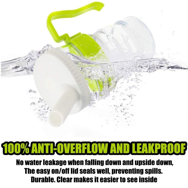 pegirra Control Flow Cup With Two Style Lids,Lightweight Clear Senior