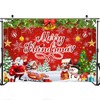 Mocsicka 7x5ft Merry Friendsmas Backdrop Christmas Party Decoration Christmas Photo