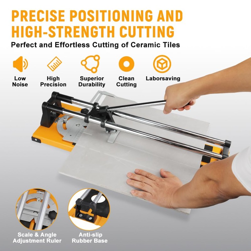 Hoteche 16-Inch Manual Tile Cutter 3-in-1 Professional Porcelain Ceramic Tile