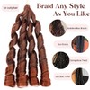S-noilite French Curl Braiding Hair 24 inch 3 Pack Loose