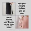 TOSHE Kitchen Apron Waterdrop Resistant Cotton Apron with adjustable Aprons