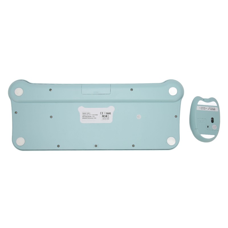 Wireless Keyboard and Mouse 2.4Ghz Connection Cute Keyboard Mouse Set