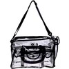 SHANY Clear Makeup Bag, Pro Mua rectangular Bag with Shoulder