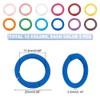 PH PandaHall 24pcs 12 Colors Spring O Rings, 25mm(1 Inch)