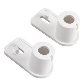 Tobaiwind Freezer Door Spring Housing Pair for Dometic, Left 2002236004, Right 2002236012, Spring Casing Compatible with Electrolux/Instamatic RV/Camper/Caravan 2 or 3-Way Refrigerator Freezer Doors