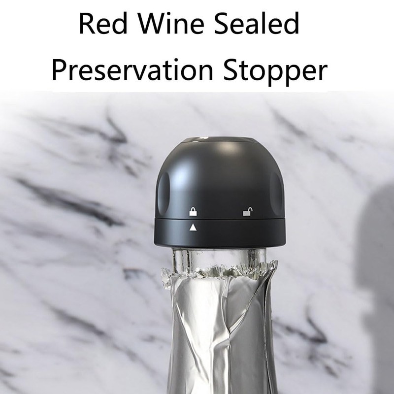 BE-TOOL Champagne Stopper & Red Wine stoppers, 4 Pack Reusable