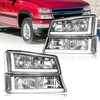 DimFlux LED DRL Headlight Compatible with 2003-2006 Chevy Silverado/ 2003-2006