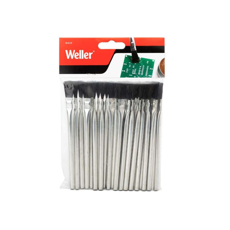Weller WLACCFB-02 Flux Brush for Soldering PCBs, Wires, Stained Glass,
