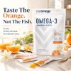 Coromega Omega-3 Supplement, Orange Flavor, Squeeze Packets, 30-Count Box