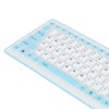 Foldable Silicone Keyboard 103 Keys USB Wired Silicon Foldable Waterproof