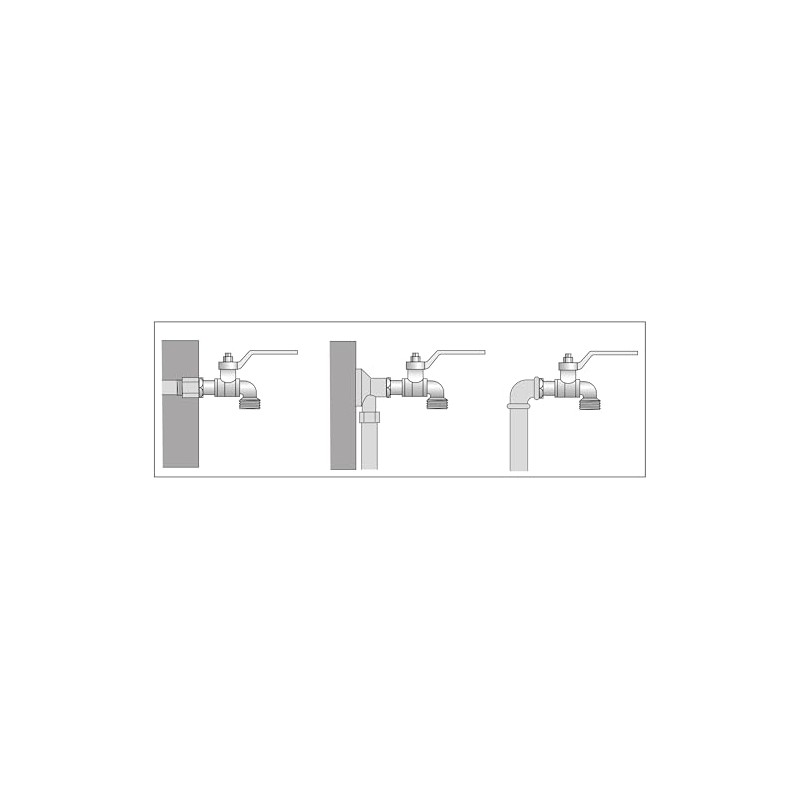 Boutt 2105241 R180 Brass Garden Tap 1/4 Turn 20 x