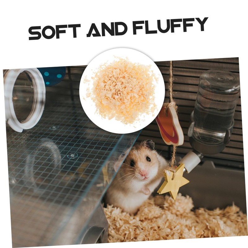 Totority Hamster Bedding Shavings Cozy Safe Wood Shavings Litter for