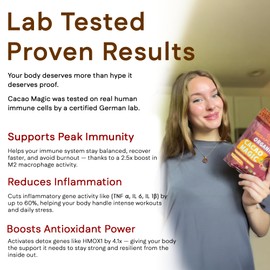 MegaPlants Cacao Magic (50 Servings) | Superfood 5 Mushroom Blend | Lions Mane, Reishi, Chaga, Cordyceps, Turkey Tail | Smoothie, Hot Chocolate, Coffee Alternative