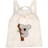 Azeeda 'Koala On Tree' Canvas Rucksack/Backpack (RK00011622)