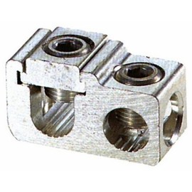 Morris Products 91018 Aluminum Parallel & Tee Tap Connectors Main: 250-1/0 Tap: 250-#6, 2-Pack