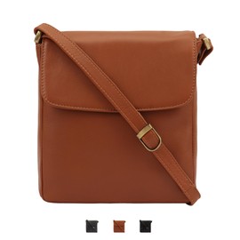 Lloyd Baker London - Saharsa 100% Genuine Leather Women's Sleek Leather Over-the-Shoulder Bag – Timeless Style & Everyday Practicality (TAN)