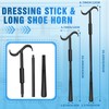 Ansevo 35 Inch Dressing Stick Shoe Horn, Sock Aid for