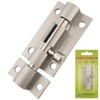 EM AL Drop Bolt (0614) for Hinged Doors Pin Latch 3ea