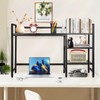 GYXZ Desktop Shelf, 45'' Desktop Organizer Shelf for Computer Monitor,
