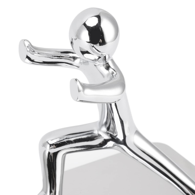 Metal Bookends Kung Fu Man Design Rustproof High Stability Book