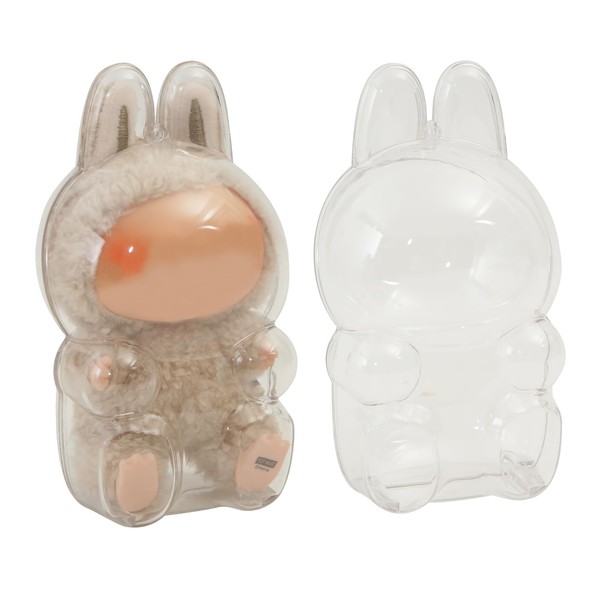 Clear Display Case with Keychain: PVC Transparent Bag for Hanging