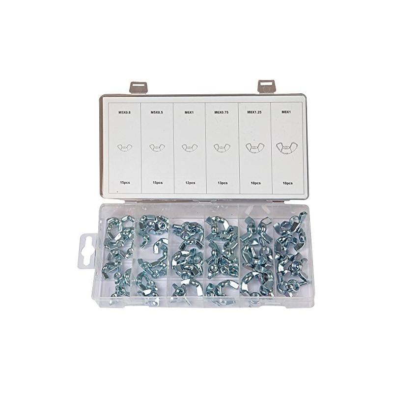 Duratool Wing Nut Pack 75 Pcs