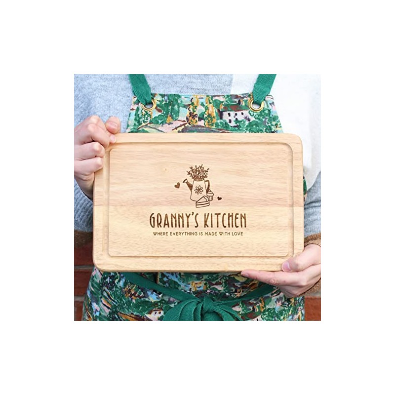 eBuyGB Granny's Kitchen Chopping Board, Cooking Gifts for Her, Birthday,