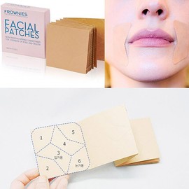 Frownis facial patch, wrinkles around the eyes and mouth, 144 pieces, nasolabial folds / 프라우니스 페이셜 패치 눈가 입가 주름 패치 144매입 팔자주름