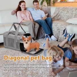 Pet Outing Cat & Puppy Handbag Breathable Carrier Kitten Shoulder Bag Pet Carry