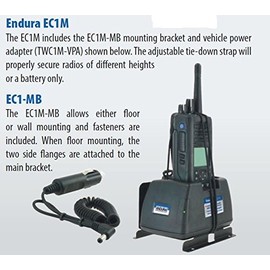 Endura 12-24V Vehicle Charger, Dual-Chemistry NiCD/NIMH DC Charger for M/A-COM KPC300 & KPC400 / LPE200 / Prism HP/Panther 500P. Note: for use with Our CBP1202 / CBP1202MH (Long housing) Battery.