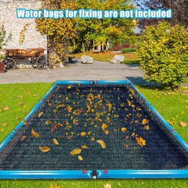 16 x 26FT Pool Leaf Net Cover, Thicken Rectangle Leaf Netting for Inground and Above Ground Swimming Pools Cover with Reinforced Gromments,Winter Above Ground Pool Screen Cover, Catching Leaves