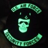 USAF Security Forces Patch PVC/Glow in the Dark - With
