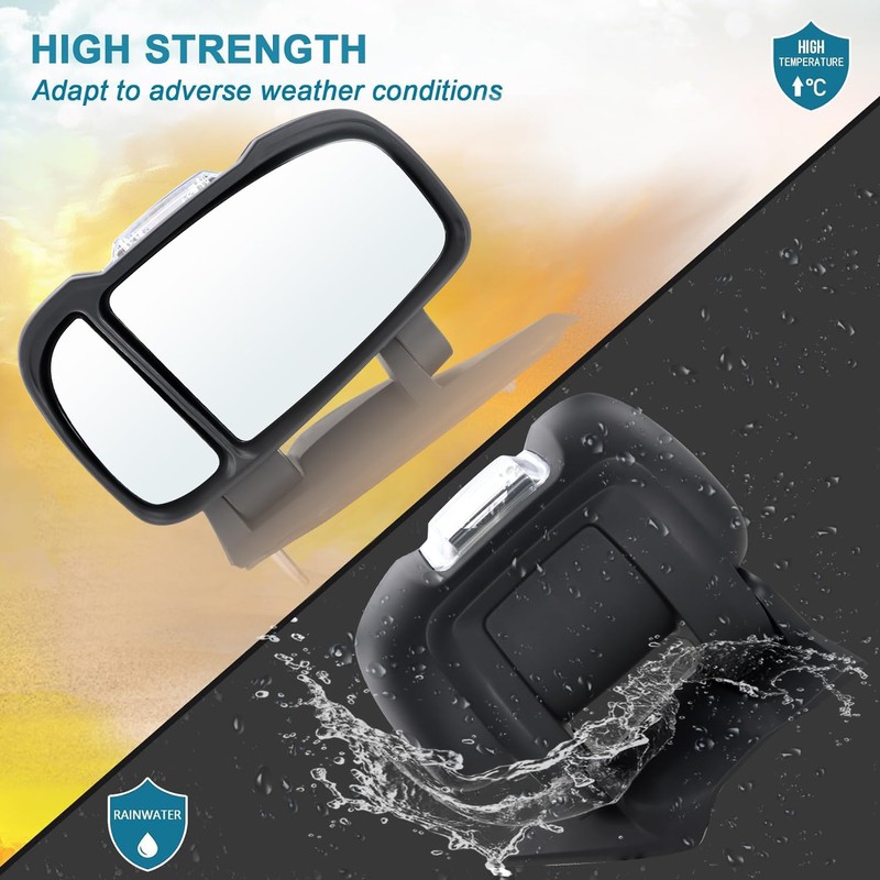 Lqito Left Driver Side Mirror Compatible with 2014-2025 Ram Promaster