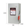 S7 2P 60A 240V General Duty Safety Switch Outdoor, Non-Fusible