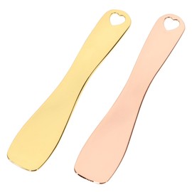 FRCOLOR Mini Portable Face Cream Spoon Zinc Alloy Makeup Spatula Beauty Scoop Facial Treatment Tool Skin Care Cosmetic Spoon