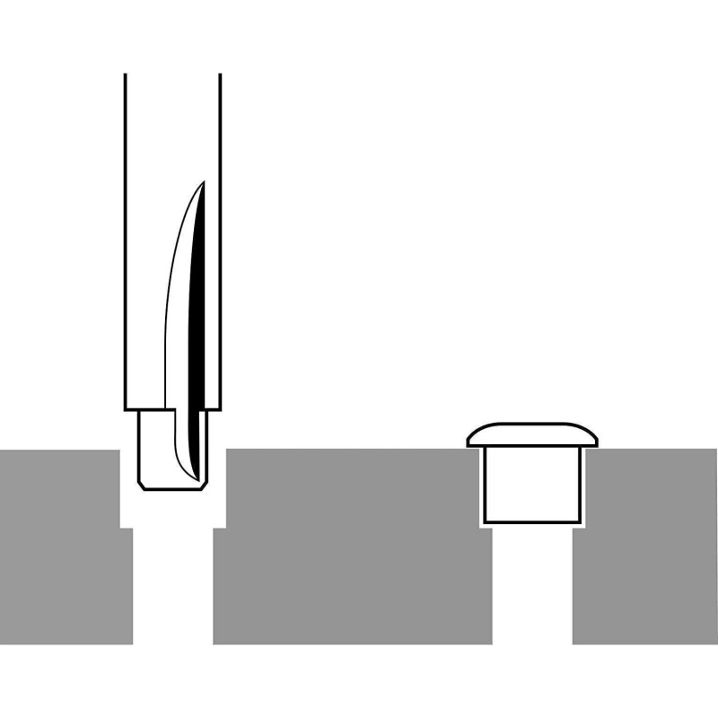 StewMac Peghead Bushing Reamer, 393" (9.98mm) Diameter