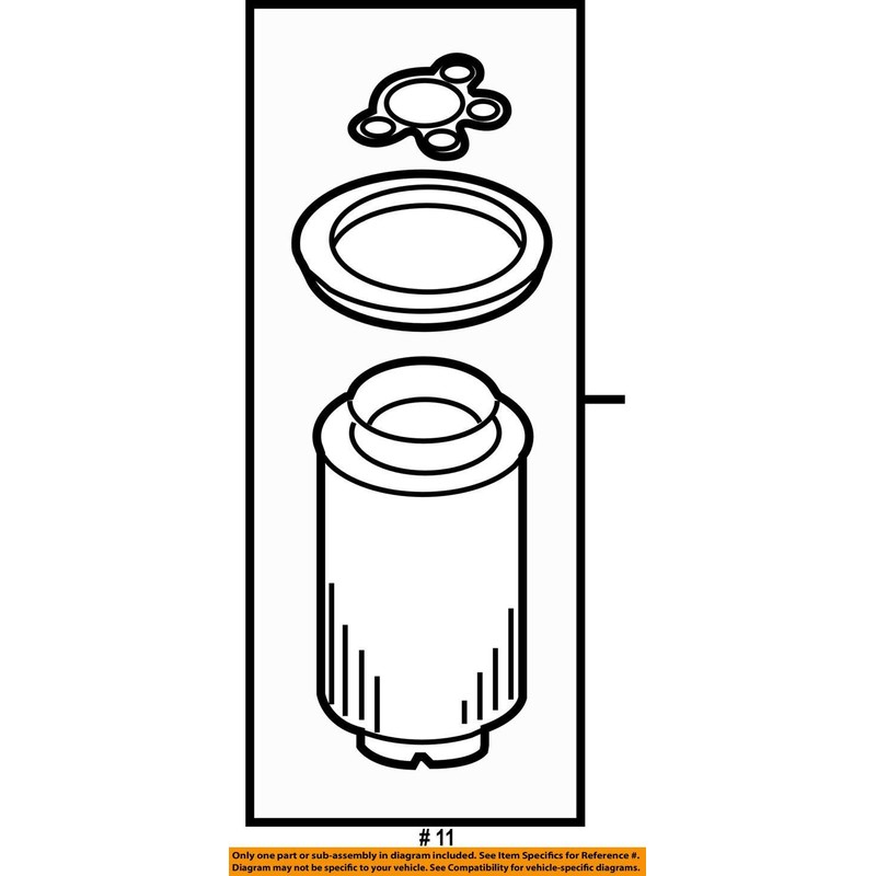 Volkswagen 1K0 127 434 B, Fuel Filter