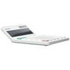 Sharp EL-340W Tischrechner mit beweglichem Display, Solar-/Batteriebetrieben, Weiß