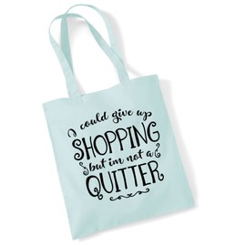 Bang Tidy Clothing Tote Bags For Women Give Up Shopping Printed Cotton Shopper Bag Gifts PMINT