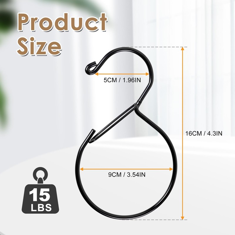 Vigorwise 4Pcs Hat Hanger & Belt Hanger with Safety Clip