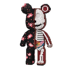 DAHONPA Animal Dissection Skeleton Bear Micro Building Blocks Set（7220PCS）, Creative Home & Office Decor, Gift for Adults and Kids